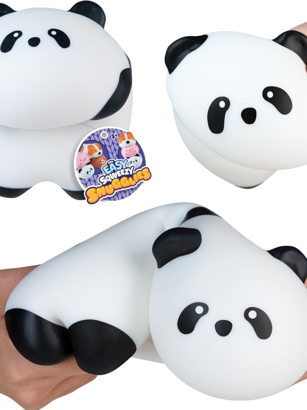 ORB Easy Sqweezy Snugglies Jumbo Squishy Panda